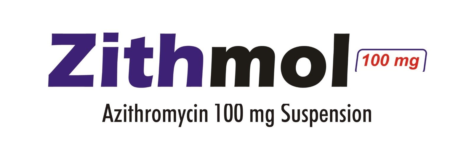 Zithmol 100 Suspension - Azithromycin 100 mg per 5 ml Suspension